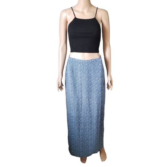 Vintage Smart Set Floral Wrap Skirt - Picture 2 of 10